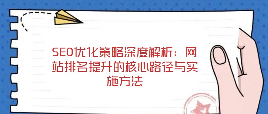 SEO優(yōu)化策略深度解析：網站排名提升的核心路徑與實施方法