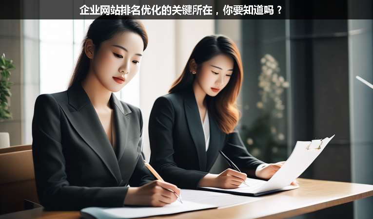 企業(yè)網(wǎng)站排名優(yōu)化的關(guān)鍵所在，你要知道嗎？